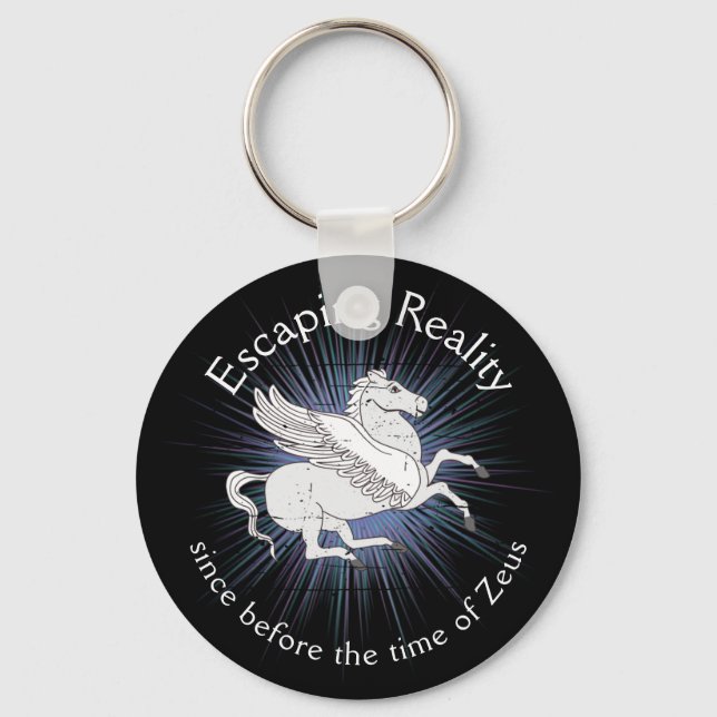 Starburst Pegasus: Escaping Reality Keychain (Front)