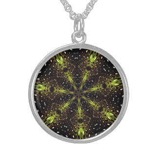 Starburst Silver Designer Necklace