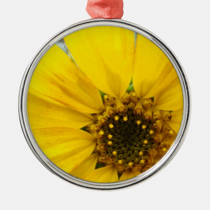 Starburst Sunflower Christmas Ornaments