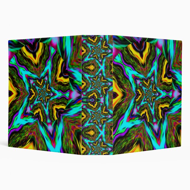 Starburst Swirl School Binder (Background)