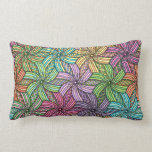 Starburst Swirls Patterned Lumbar Pillow