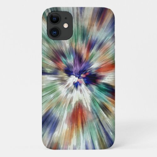 Starburst Tie Dye iPhone 11 Case