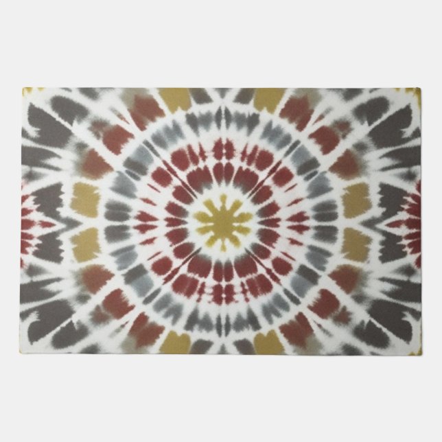 Starburst Tie Dye Doormat (Front)