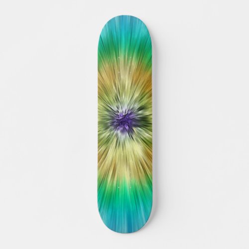 Starburst Tie Dye Skateboard
