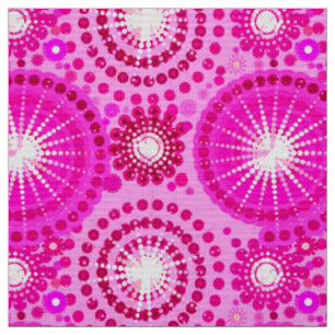 Starbursts and pinwheels, orchid and magenta fabric