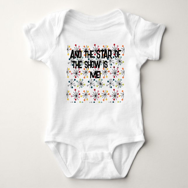 Starbursts Baby Bodysuit (Front)