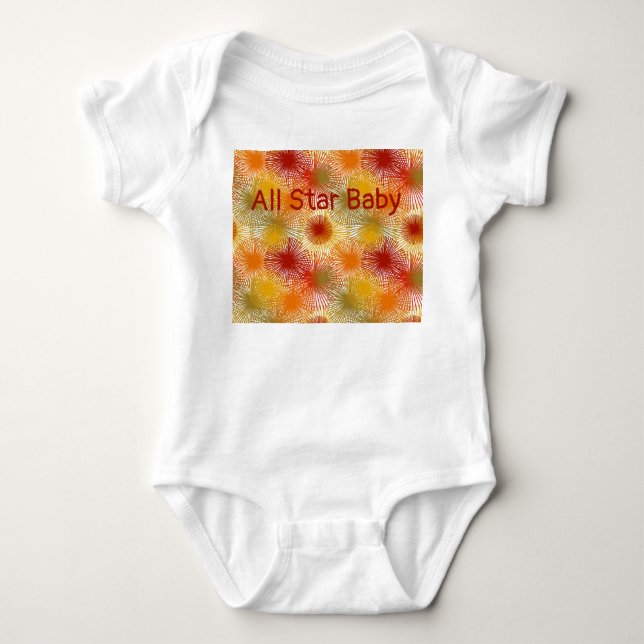 Starbursts Baby Bodysuit (Front)