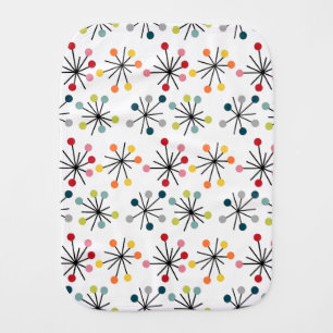 Starbursts Baby Burp Cloth
