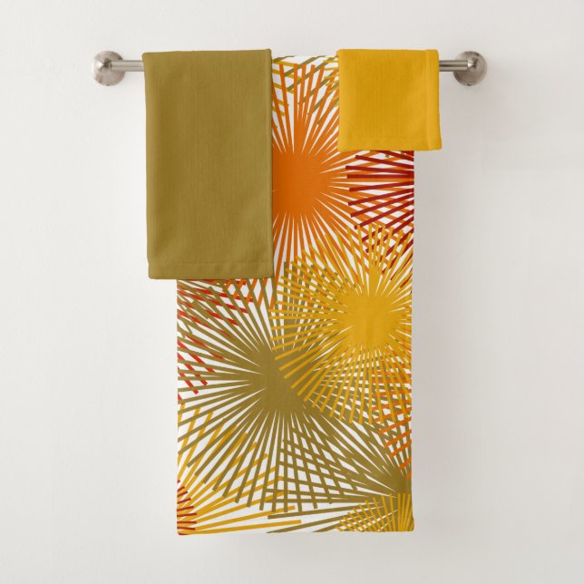Starbursts Bath Towel Set (Insitu)