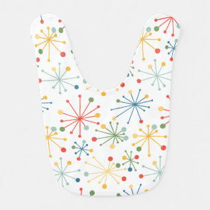 Starbursts in Color Baby Bib