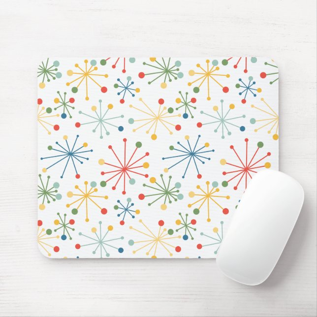 Starbursts in Color Mouse Pad (With Mouse)