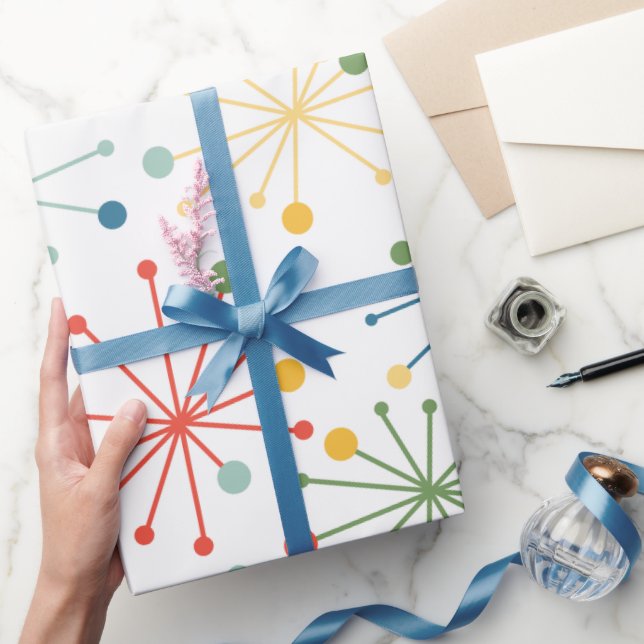 Starbursts in Color Wrapping Paper (Gifting)