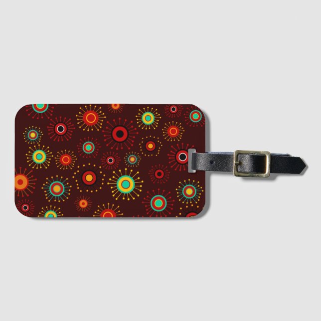 Starbursts Luggage Tag (Front Horizontal)
