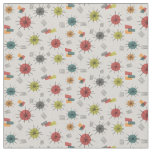 Starbursts Vintage Style Fabric