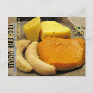 Starchy Hard Food Postcard