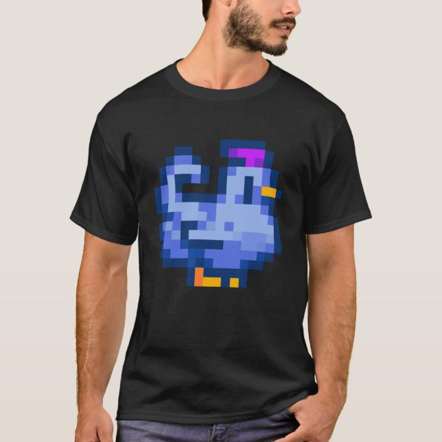 Stardew Valley- Blue Chicken Classic T-Shirt (Front)