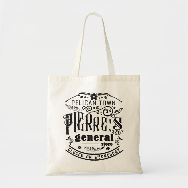 Stardew Valley Pierre's General Store Shirt Tote Bag (Front)