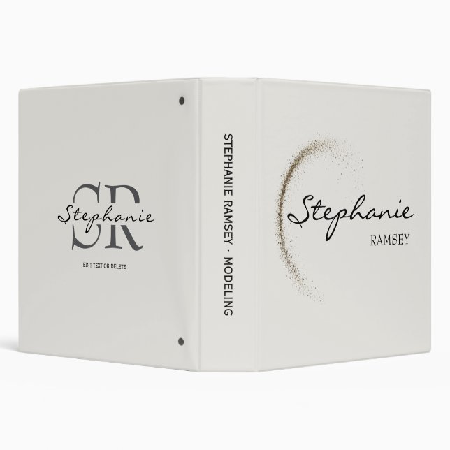 Stardust Designer Portfolio Binder | Models Actors (Background)