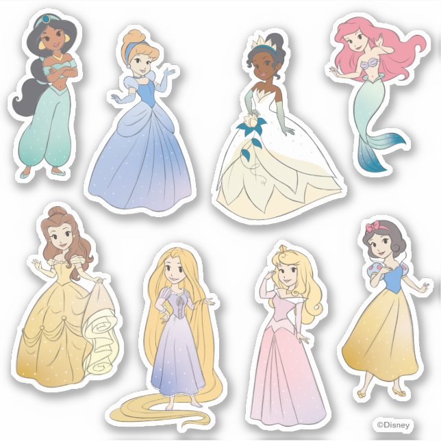 Stardust Disney Princess Sticker (Front)