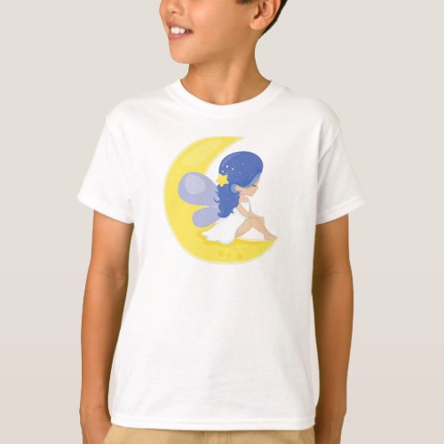 Stardust Fairy Cute Fairy Fairy On The Moon T_Shirt