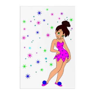 STARDUST FAIRY GIRL ACRYLIC PRINT