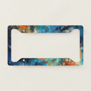 Stardust Galaxy License Plate Frame