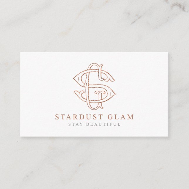 Stardust Glam Business Cards (Front)