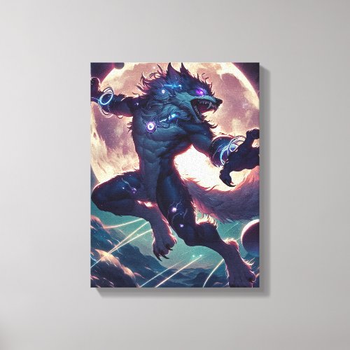 Stardust Howler Canvas Print
