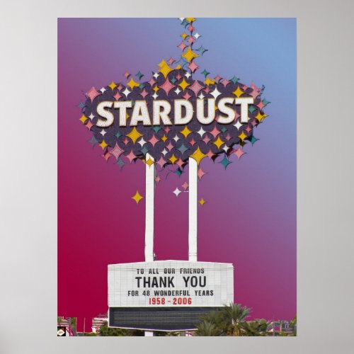 Stardust Las Vegas 2006 Poster