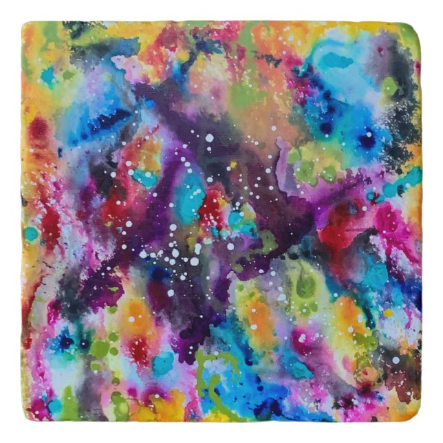 Stardust Marble Trivet (Front)