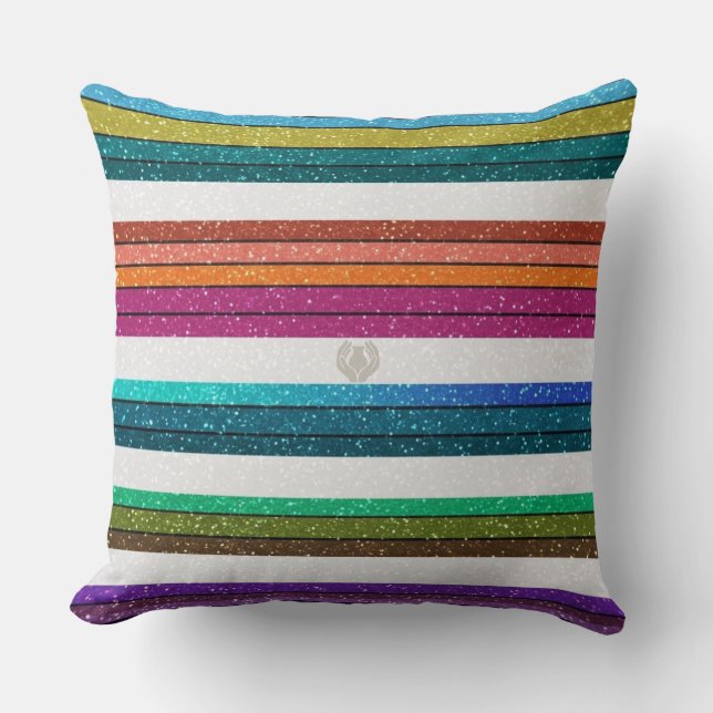 Stardust Mid Century Modern  Throw Pillow (Front)