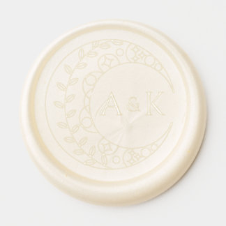 Stardust Monogram Wedding Monogram Wax Seal Sticker
