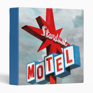 Stardust Motel Sign Binder