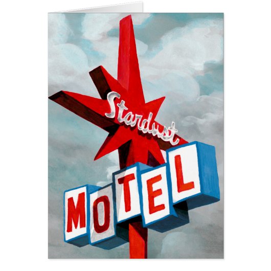 Stardust Motel Sign Cards (Front)
