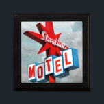 Stardust Motel Sign Jewelry Box<br><div class="desc">Stardust Motel Sign  Artist: Naomi McCavitt</div>