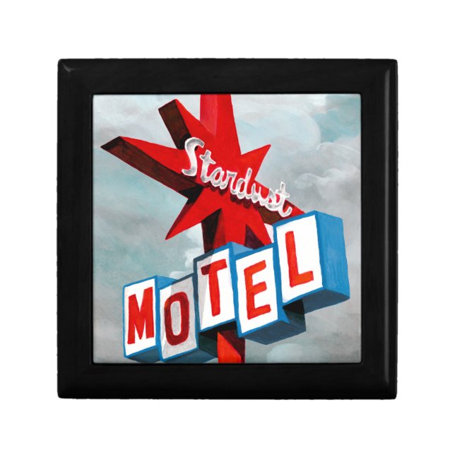 Stardust Motel Sign Jewelry Box (Front)