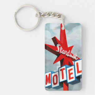 Stardust Motel Sign Keychain