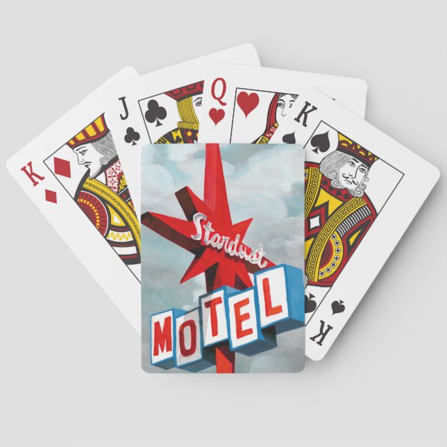 Stardust Motel Sign Poker Cards (Back)