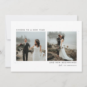 Holiday Wedding Announcements Newlywed Christmas Cards Zazzle