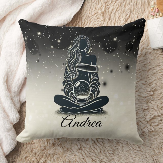 Stardust Reflections Throw Pillow (Blanket)