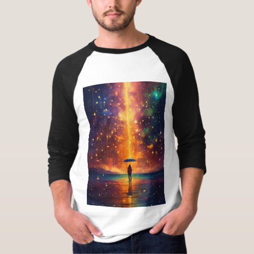 Stardust Symphony Magical Galaxy Photo T_Shirt T_Shirt