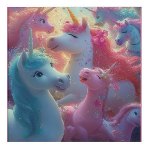 Stardust Unicorn Gala Acrylic Print