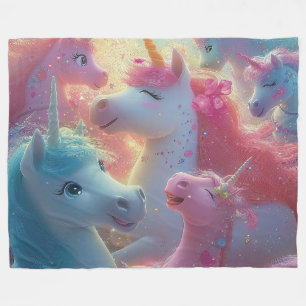 Stardust Unicorn Gala Fleece Blanket