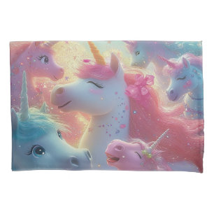 Stardust Unicorn Gala  Pillow Case