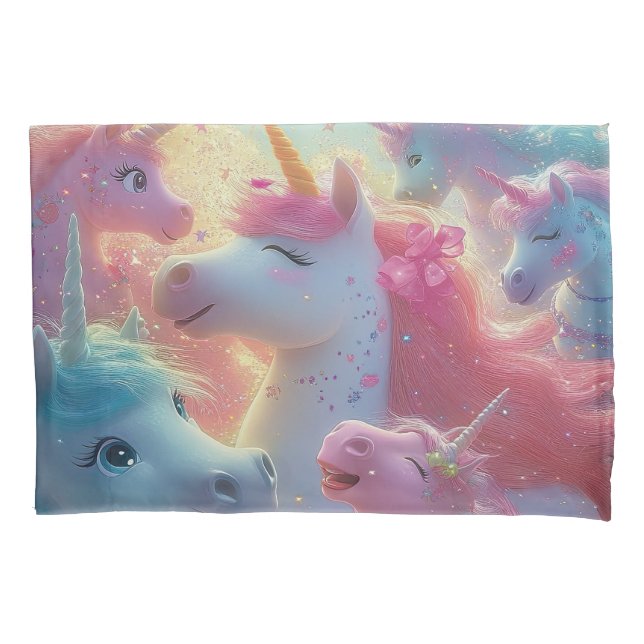 Stardust Unicorn Gala  Pillow Case (Front)