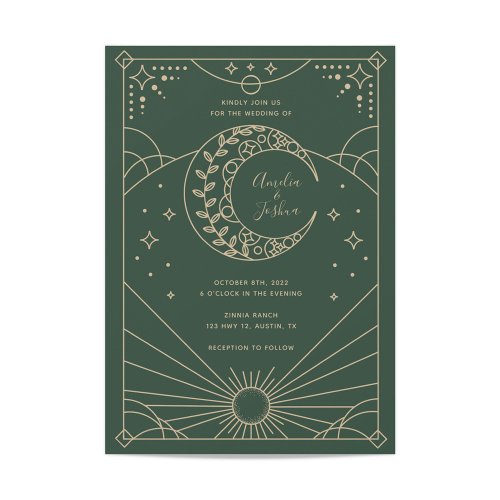 Stardust Wedding Invitations