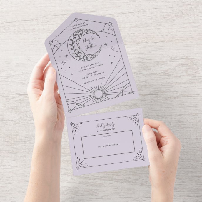 Stardust Wedding Invitations
