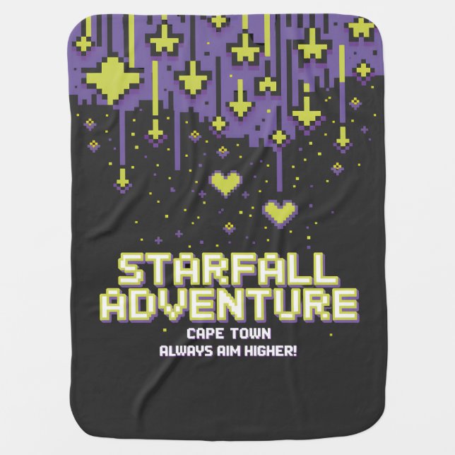 Starfall Adventure Baby Blanket (Front)