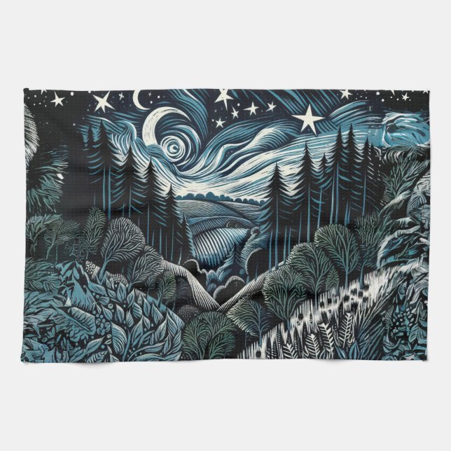 Starfall Kitchen Towel (Horizontal)