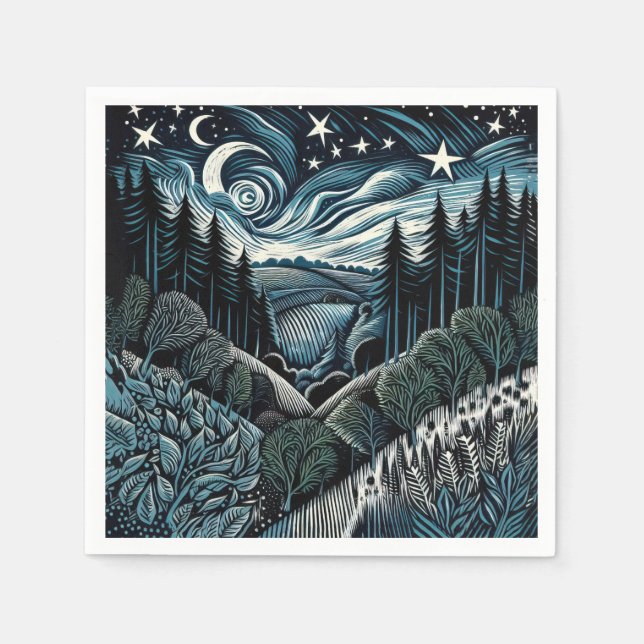 Starfall Napkins (Front)